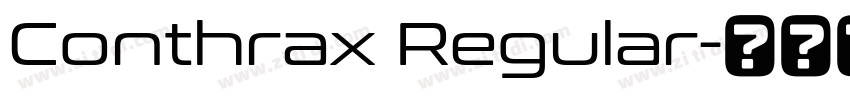 Conthrax Regular字体转换 Conthrax Regular字体转换